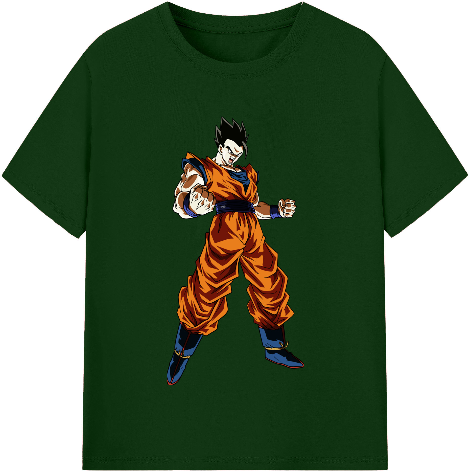 （画像用） ドラゴンボール 孫 悟飯（そんごはん）DRAGON BALL Son Gohan 綿100％半袖Tシャツ（フロントプリント）